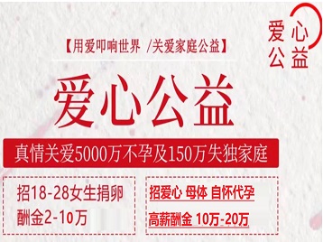 四会捐卵助孕生子 爱心志愿者招募